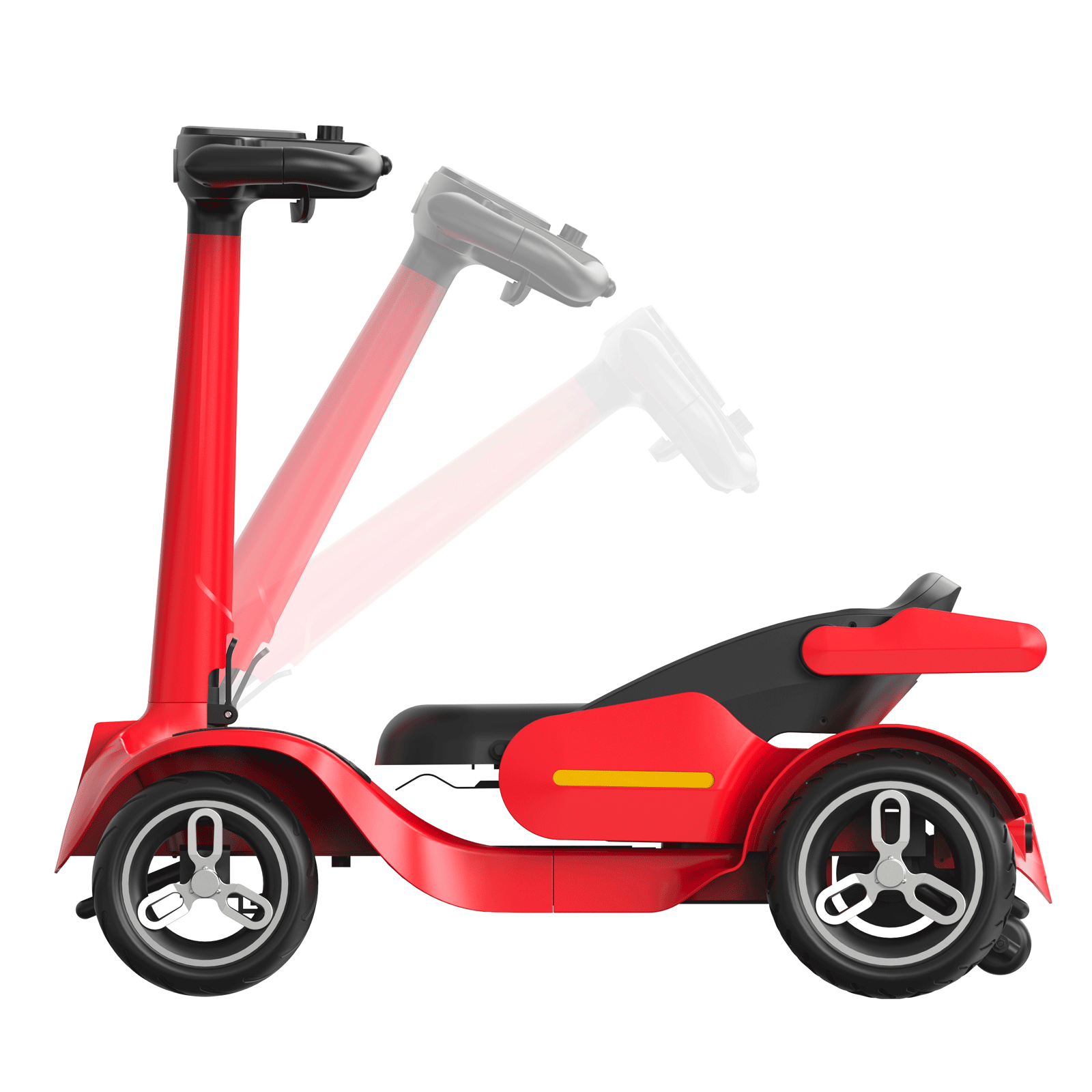 JunLing SPD2 4-Wheeled Mobility Scooters, 34 Miles Range, 756Wh Lithium Battery, 265lbs PayLoad